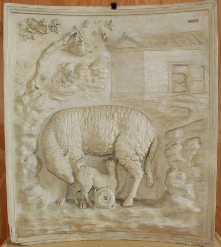 Reliéf Grimani: ovce s jehnětem