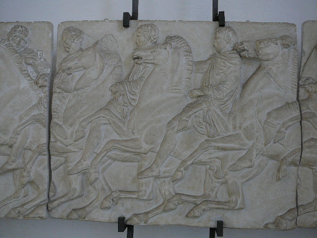 Část vlysu s jezdci z Parthenónu