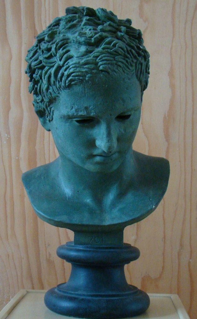 Bronzová hlava atleta z Efesu