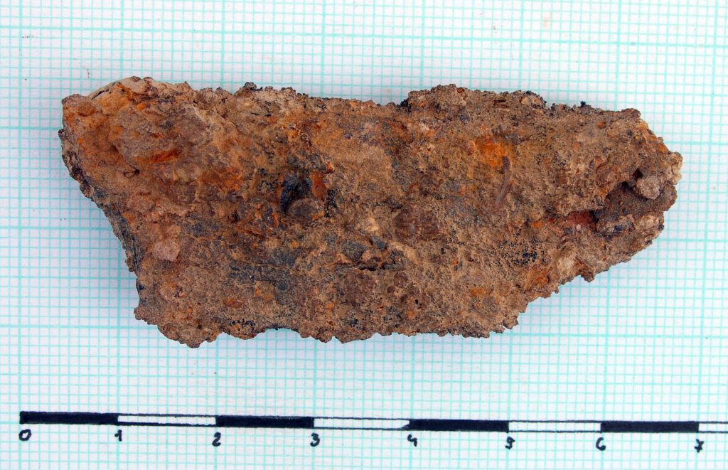 Iron knife blade fragment