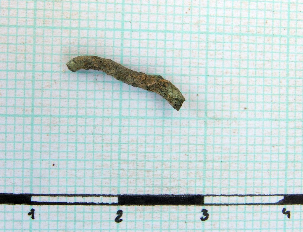 Fragment of bronze wire